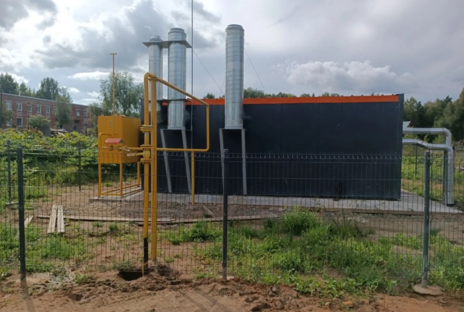 Установка блочно‑модульной газовой котельной «Вятка» в Удмуртской Республике-1